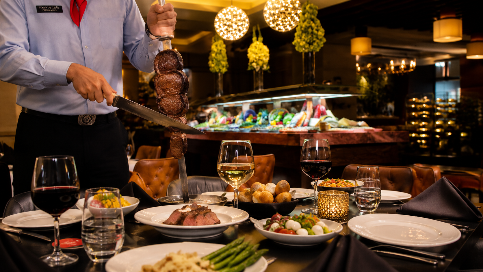 Mesa servida con experiencia premium